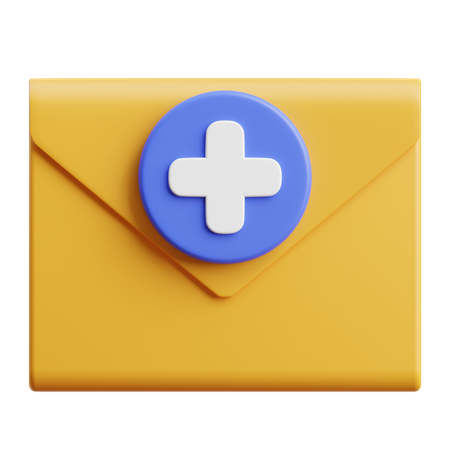 Add New Email  3D Icon