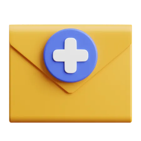 Add New Email  3D Icon