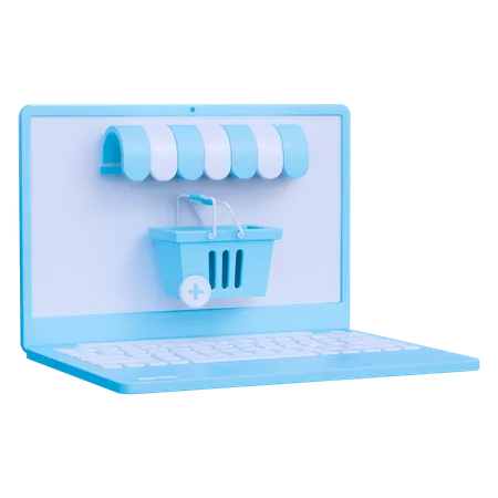 Add Online Product  3D Icon