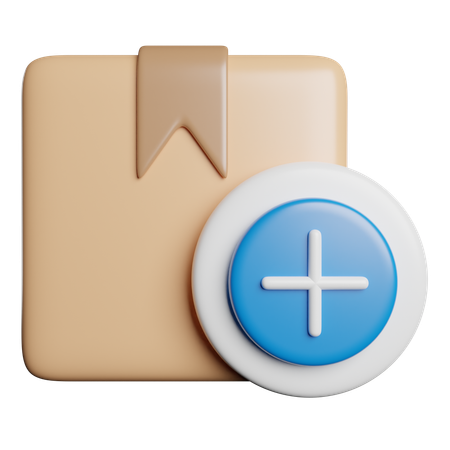 Add Package  3D Icon