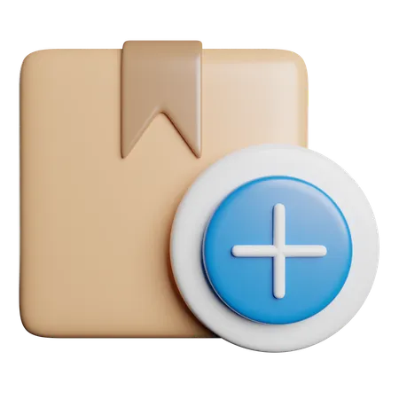 Add Package  3D Icon