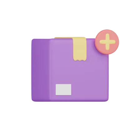 Add Package  3D Icon