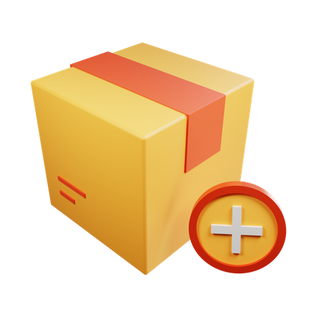 Add Package  3D Icon