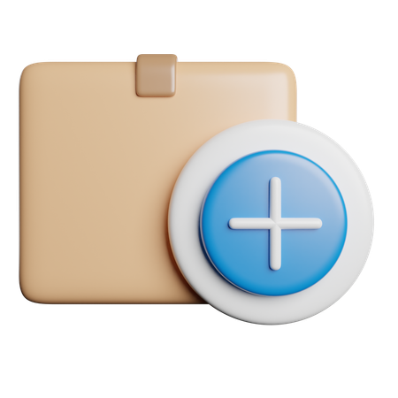 Add Package  3D Icon