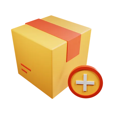 Add Package  3D Icon