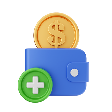 Add Payment  3D Icon