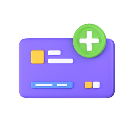 Add Payment  3D Icon