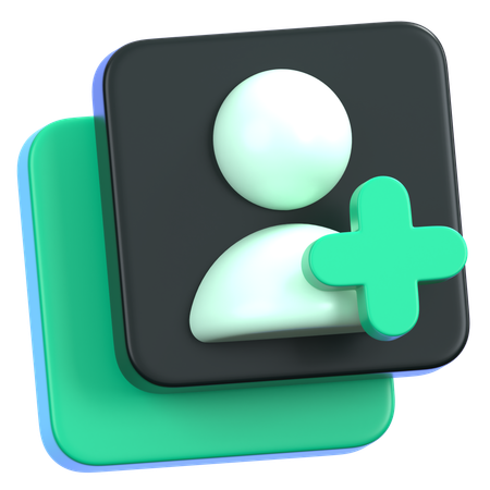 Add Person  3D Icon