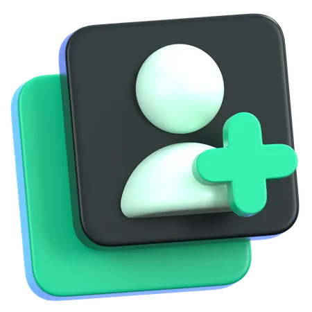 Add Person  3D Icon