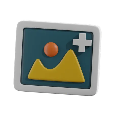 写真を追加  3D Icon