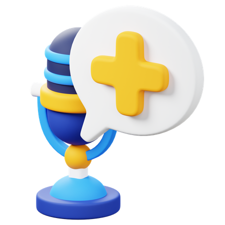 ポッドキャストを追加 3D Icon