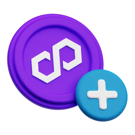 Add Polygon  3D Icon