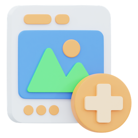 Add Post  3D Icon