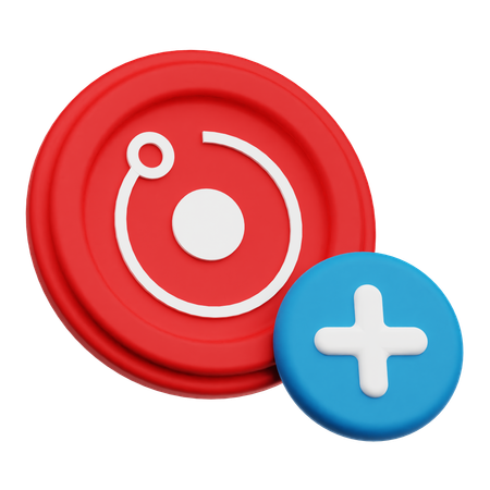 Add Render Token  3D Icon