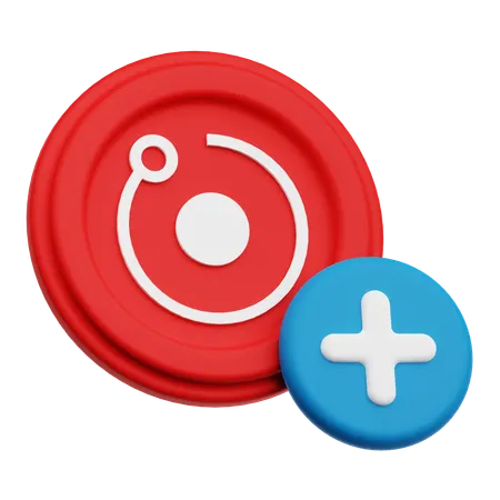 Add Render Token  3D Icon