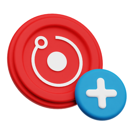 Add Render Token  3D Icon