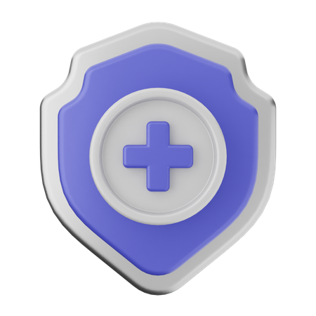 Add Shield Protection  3D Icon