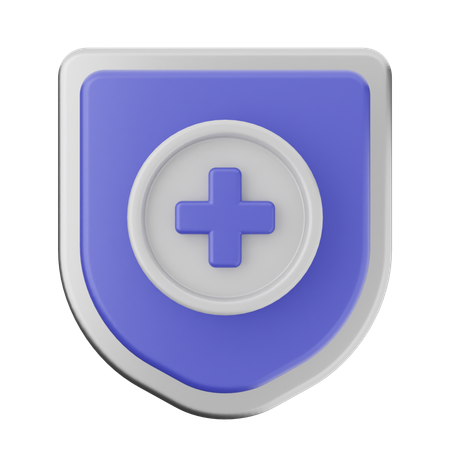 Add Shield Protection  3D Icon