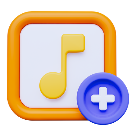 Add Song  3D Icon