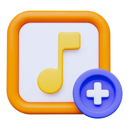 Add Song  3D Icon