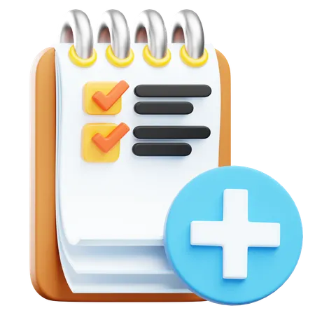 Add Task  3D Icon