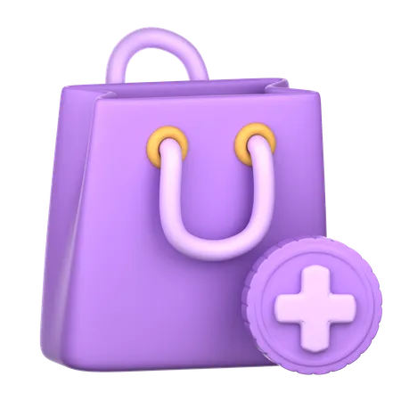 Add To Bag  3D Icon