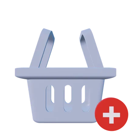 Add To Basket  3D Icon