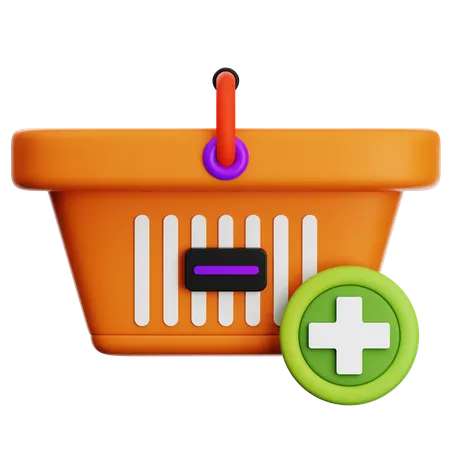 Add To Basket  3D Icon