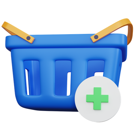 Add To Basket  3D Icon