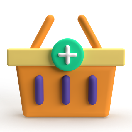 Add To Basket  3D Icon