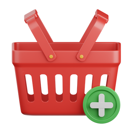 Add To Basket  3D Icon