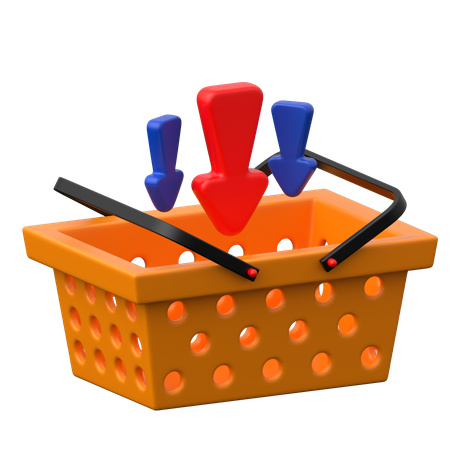 Add To Basket  3D Icon