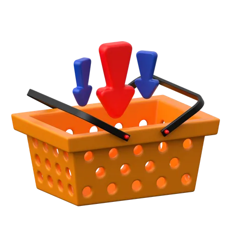 Add To Basket  3D Icon