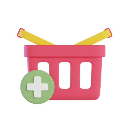 Add To Basket  3D Icon