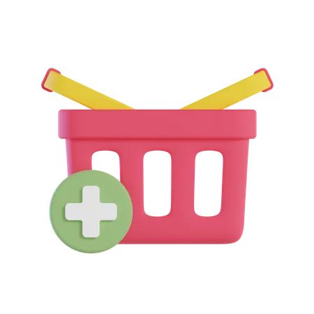 Add To Basket  3D Icon