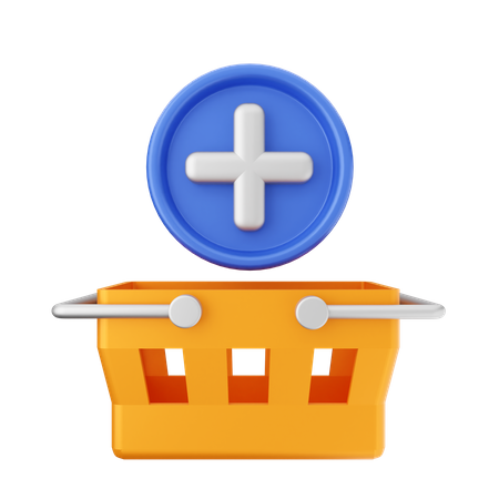 Add To Basket  3D Icon