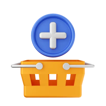 Add To Basket  3D Icon