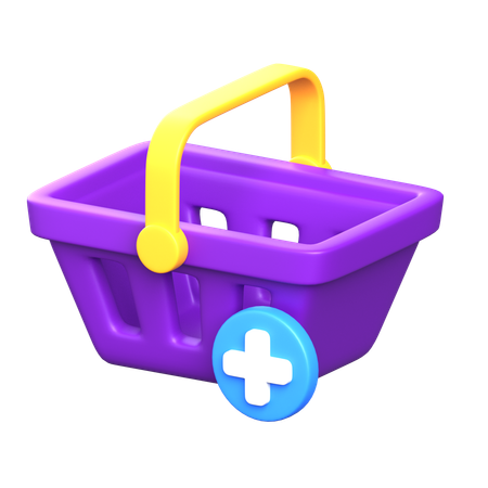 Add To Basket  3D Icon