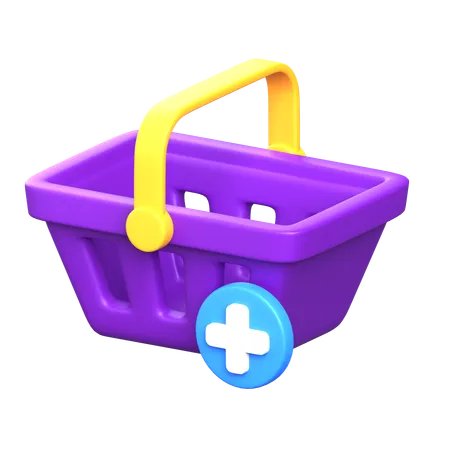 Add To Basket  3D Icon