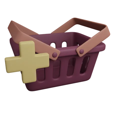 Add To Basket  3D Icon