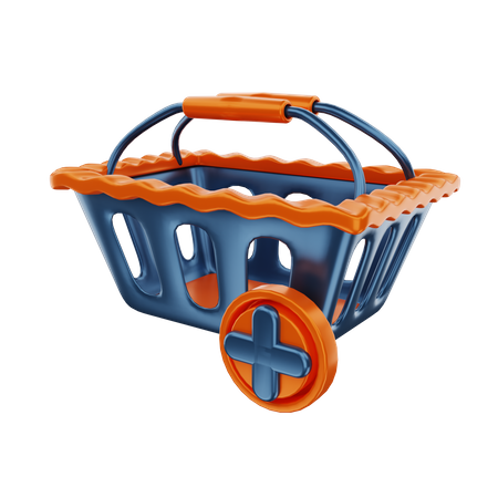 Add To Basket  3D Icon