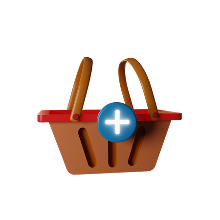 Add To Basket  3D Illustration