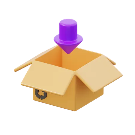 Add To Box  3D Icon