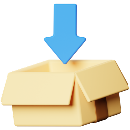 Add To Box  3D Icon