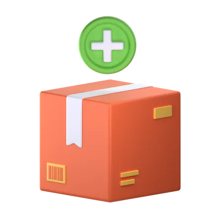 Add to Box  3D Icon
