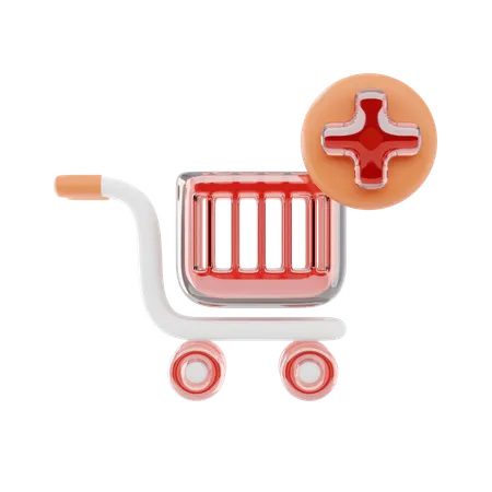 Add To Cart  3D Icon