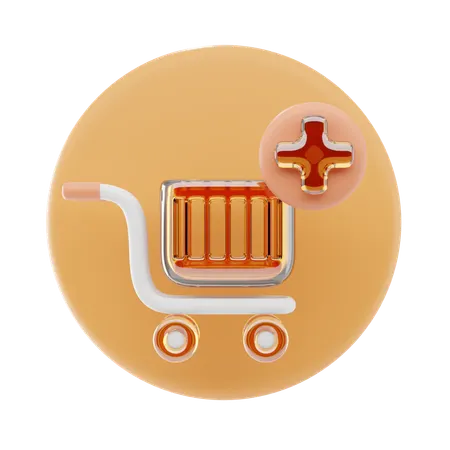 Add To Cart  3D Icon