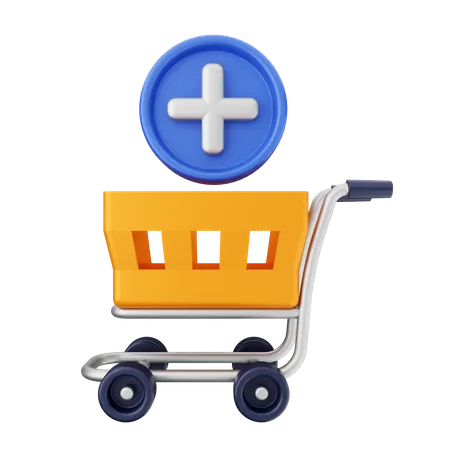 3 D Online Shopping Icon Illustration 3D Icon