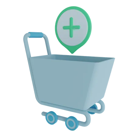 Add To Cart Illustration 3D Icon
