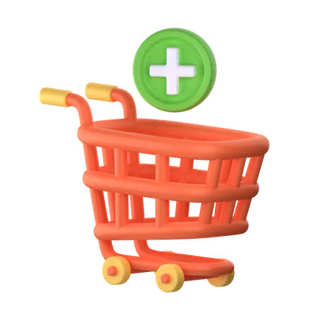 Add To Cart 3 D Icon Perfect For E Commerce Element 3D Icon